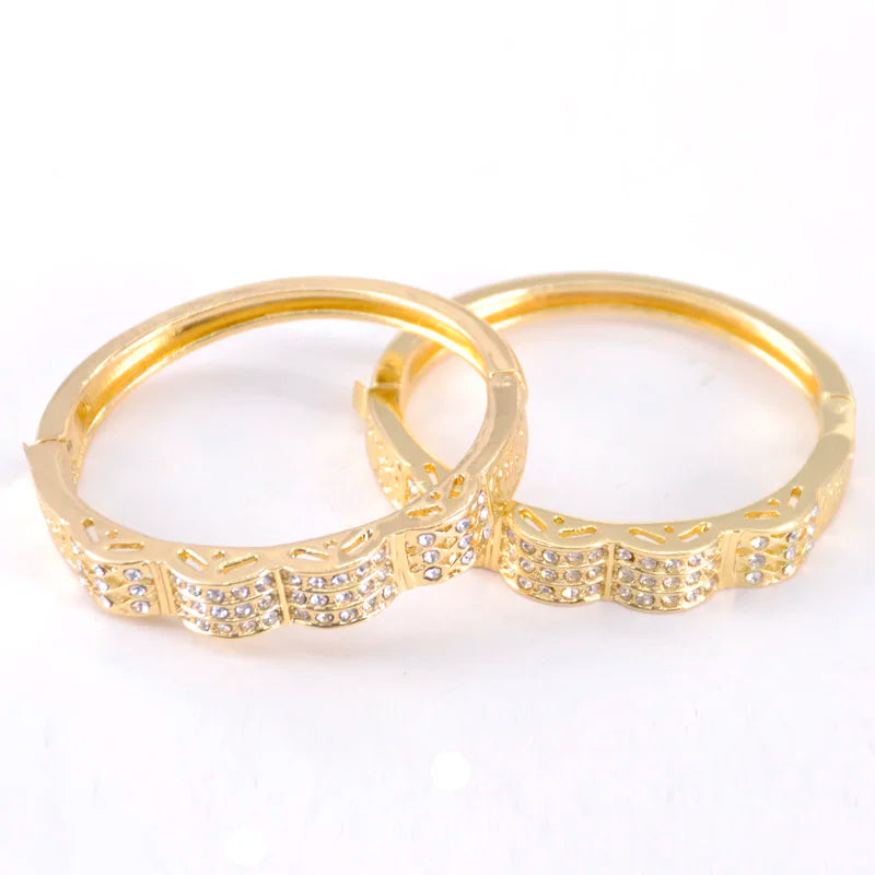 Moroccan fashion zinc alloy bracelet, crystal inlaid, the first choice for ladies wedding party gift, Moroccan jewelry wholesale