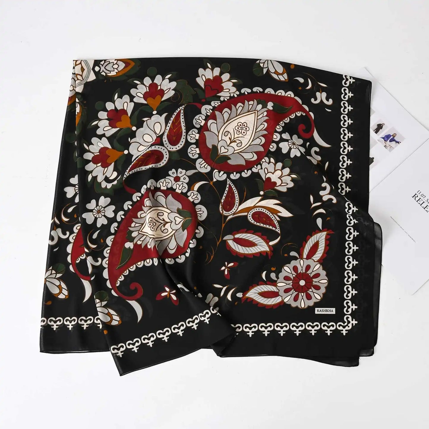 Female Chiffon Hijabs Fashion Muslim Sunscreen Versatile Scarf Quadrate Shawl Long Wrap Handscarf
