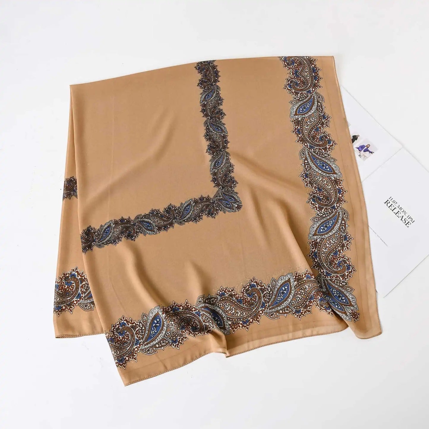 Female Chiffon Hijabs Fashion Muslim Sunscreen Versatile Scarf Quadrate Shawl Long Wrap Handscarf