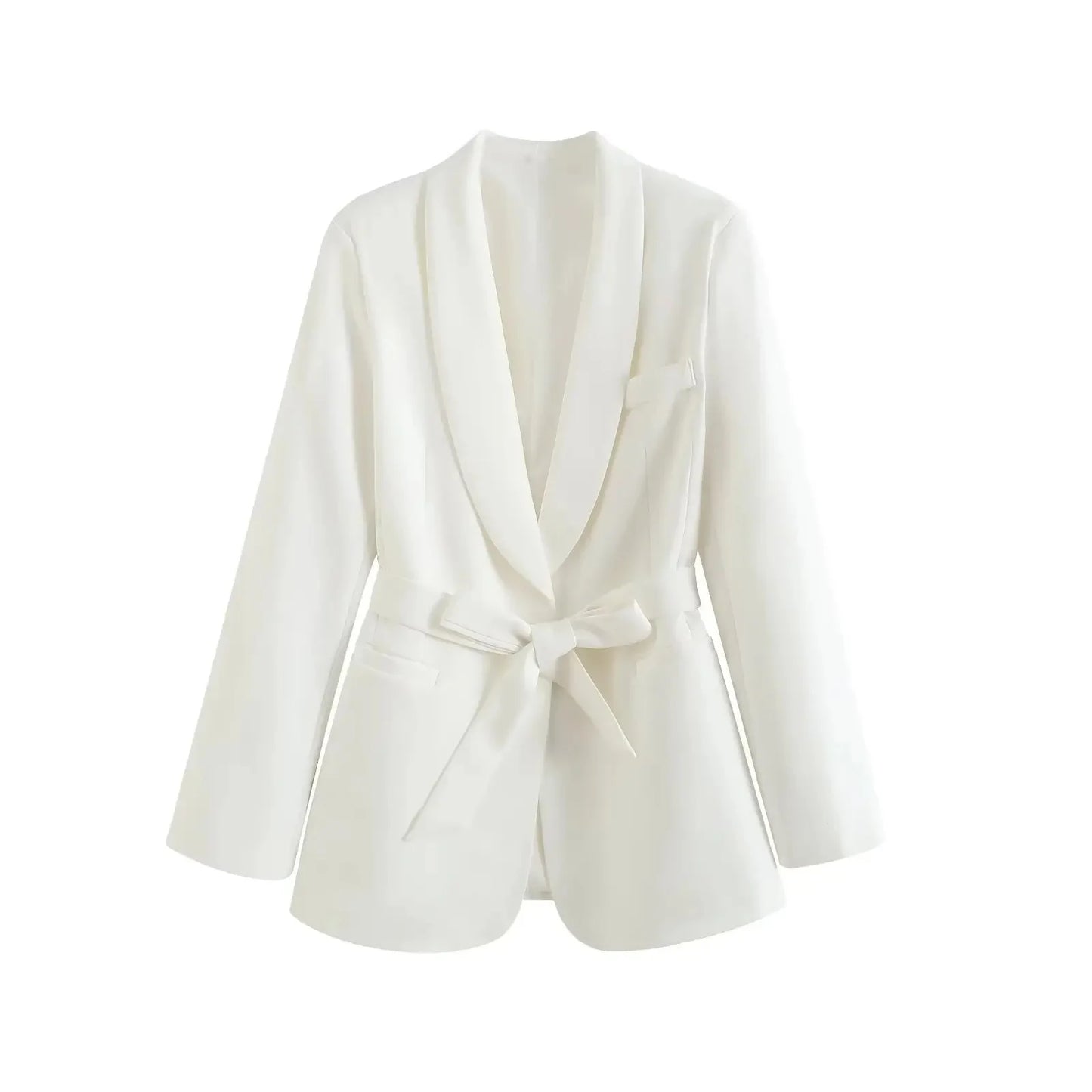 Street Style Spring Autumn Women's Clothing New Beltgown Small Suit Jacket+Casual Pants Suit Chinese Mainland Origin