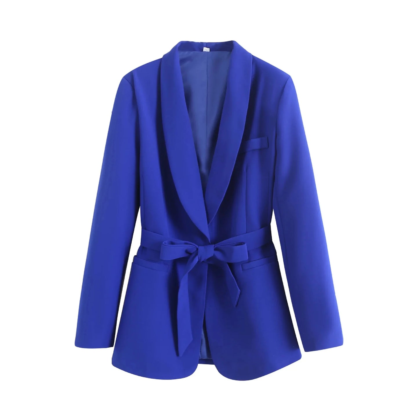 Street Style Spring Autumn Women's Clothing New Beltgown Small Suit Jacket+Casual Pants Suit Chinese Mainland Origin