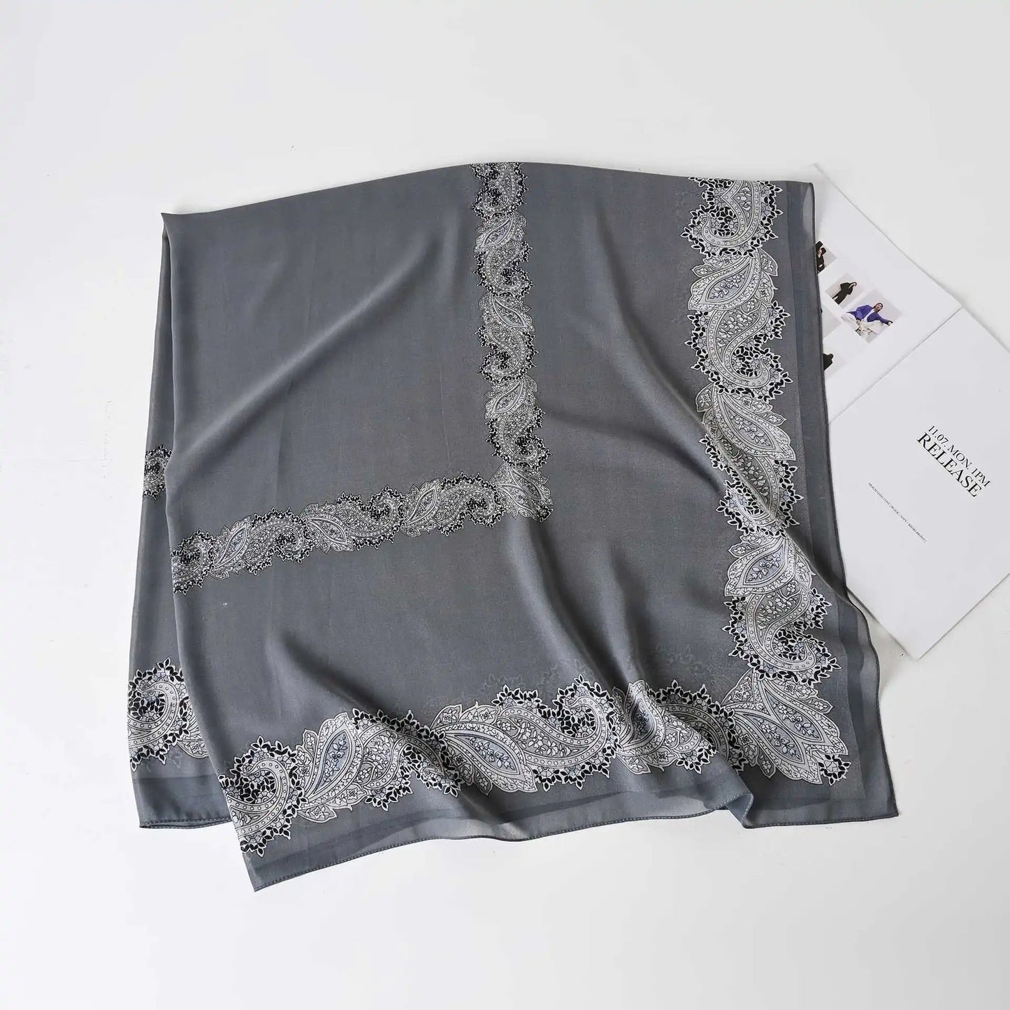 Female Chiffon Hijabs Fashion Muslim Sunscreen Versatile Scarf Quadrate Shawl Long Wrap Handscarf