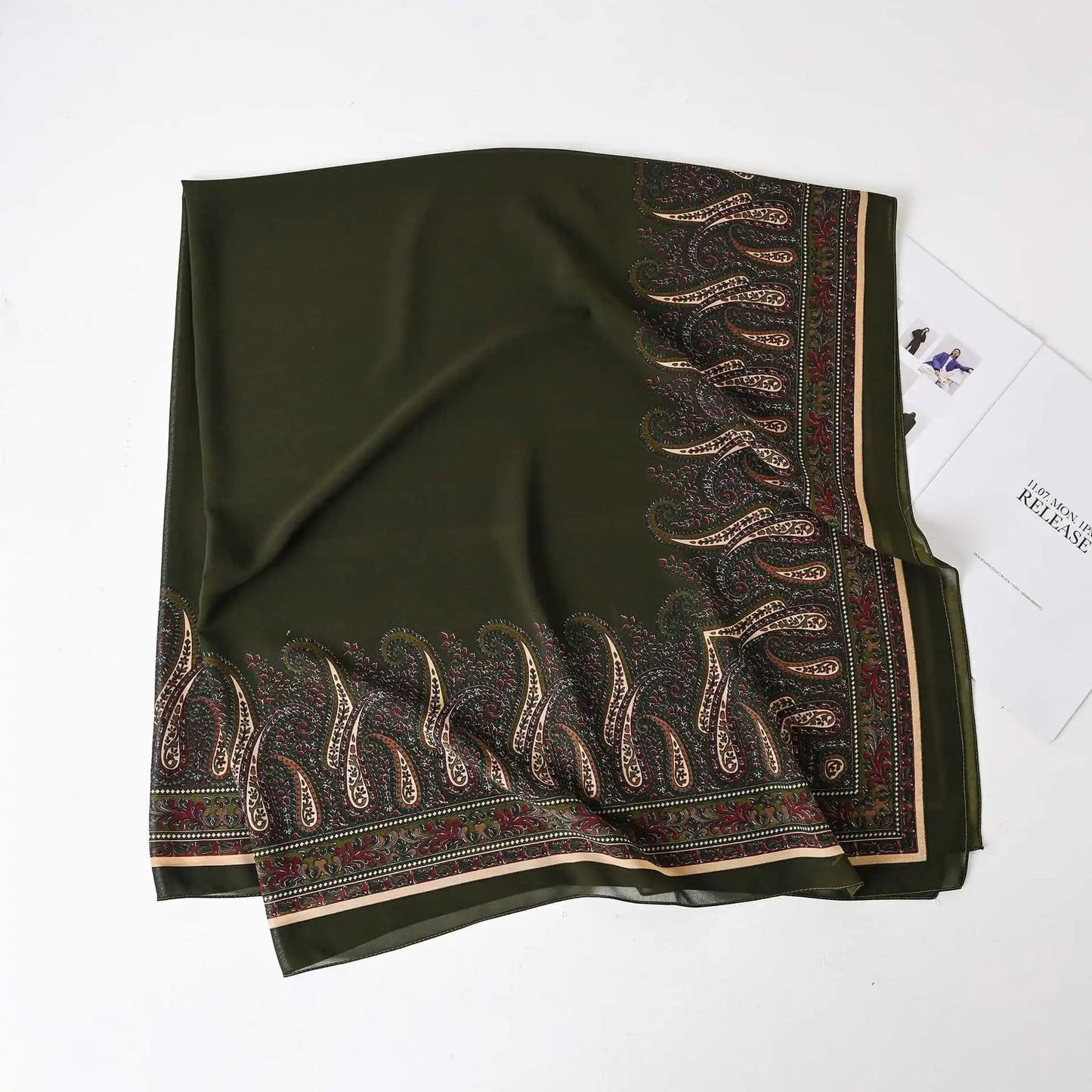 Female Chiffon Hijabs Fashion Muslim Sunscreen Versatile Scarf Quadrate Shawl Long Wrap Handscarf