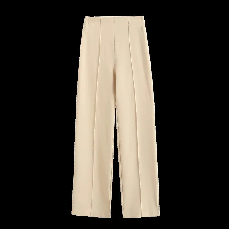 Street Style Spring Autumn Women's Clothing New Beltgown Small Suit Jacket+Casual Pants Suit Chinese Mainland Origin