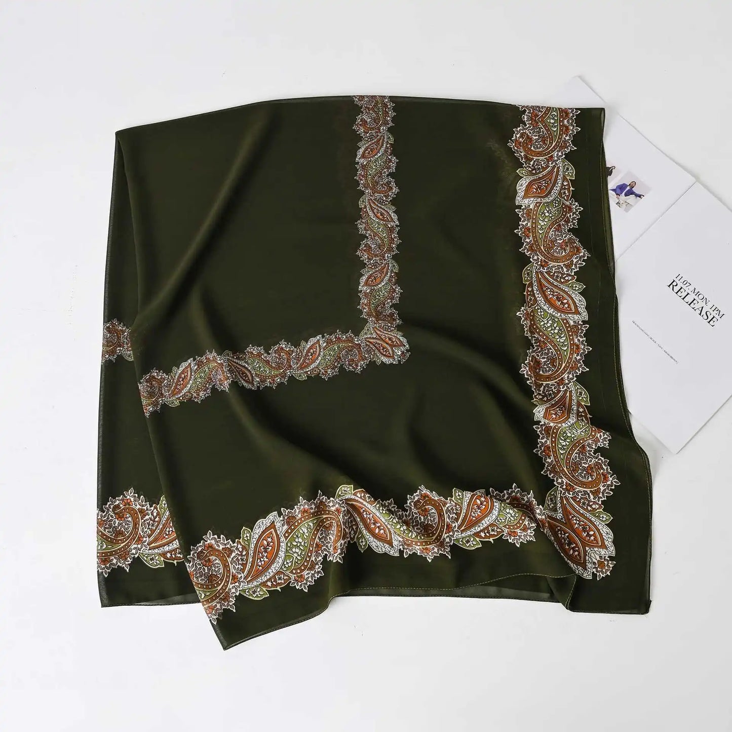 Female Chiffon Hijabs Fashion Muslim Sunscreen Versatile Scarf Quadrate Shawl Long Wrap Handscarf