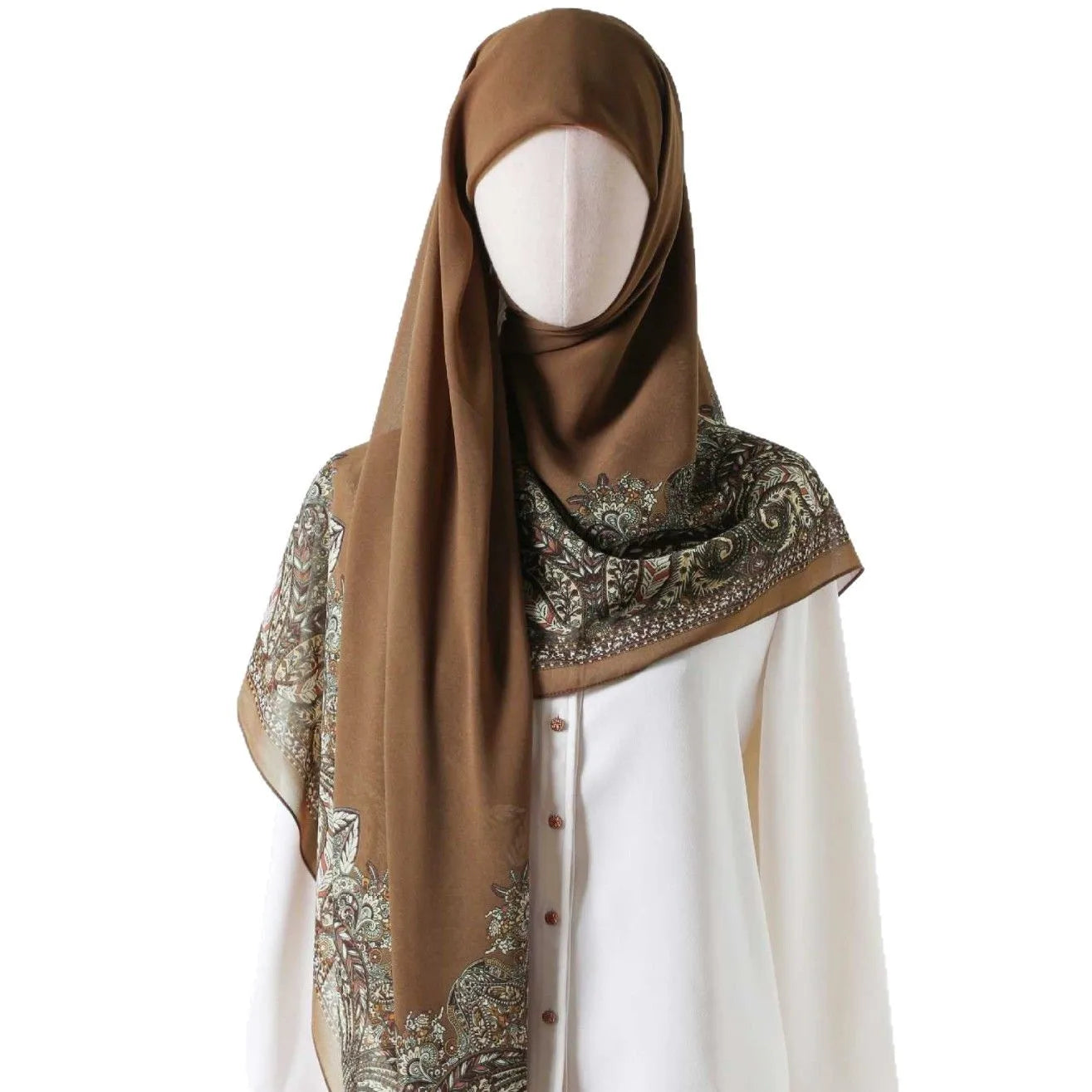Female Chiffon Hijabs Fashion Muslim Sunscreen Versatile Scarf Quadrate Shawl Long Wrap Handscarf