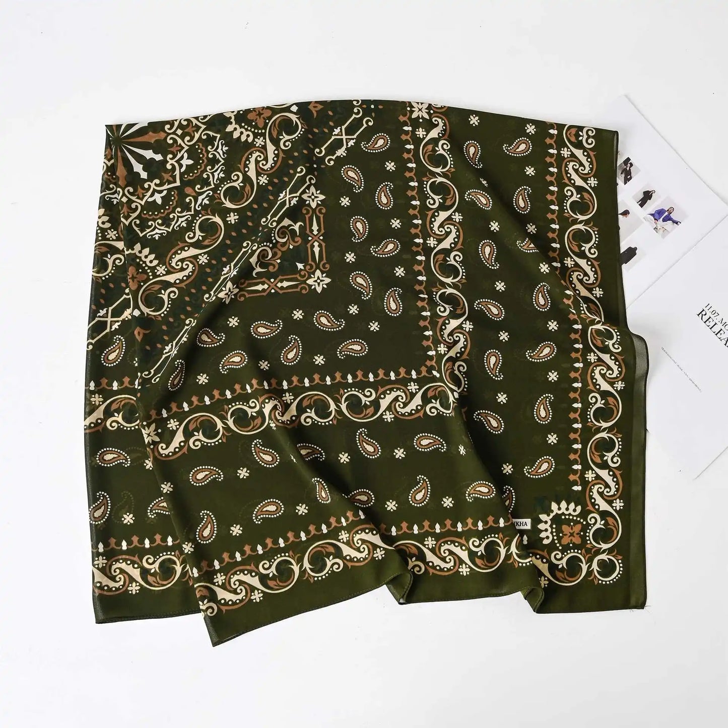 Female Chiffon Hijabs Fashion Muslim Sunscreen Versatile Scarf Quadrate Shawl Long Wrap Handscarf