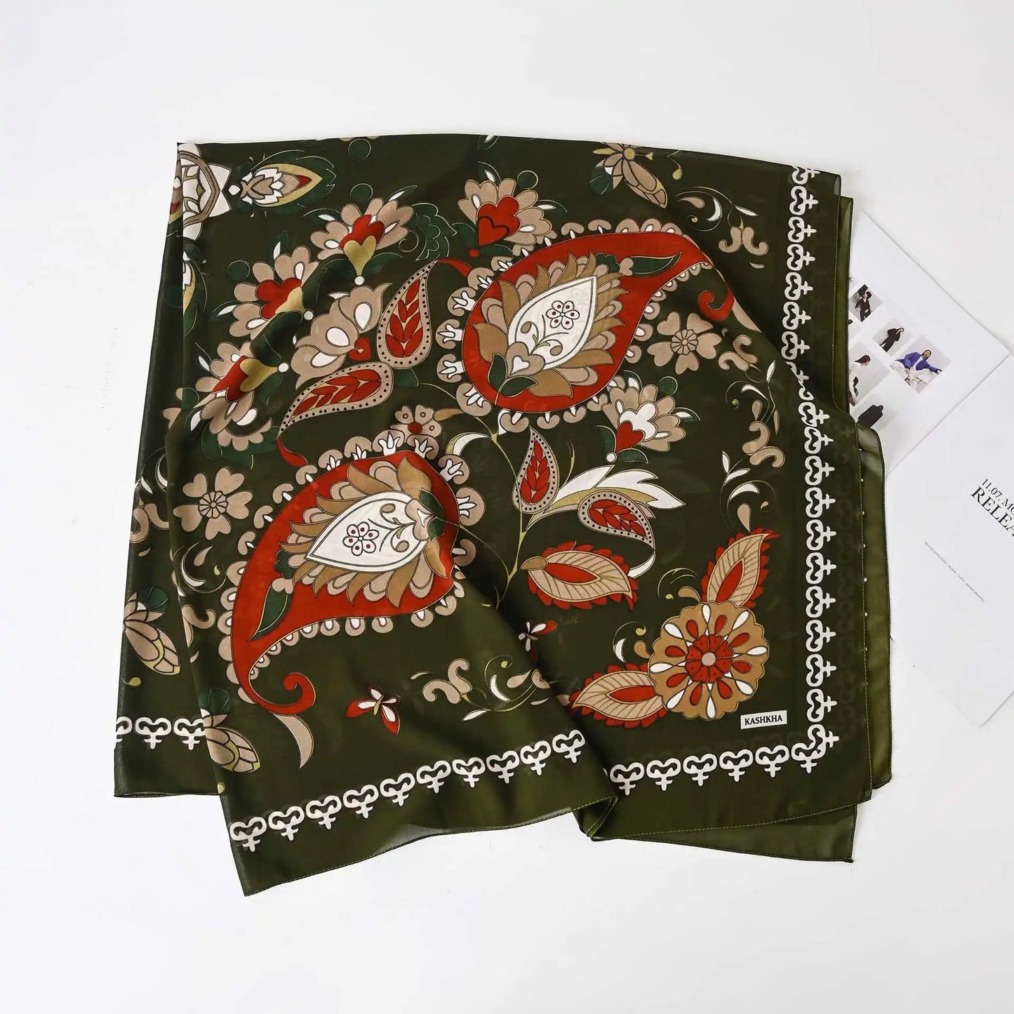 Female Chiffon Hijabs Fashion Muslim Sunscreen Versatile Scarf Quadrate Shawl Long Wrap Handscarf