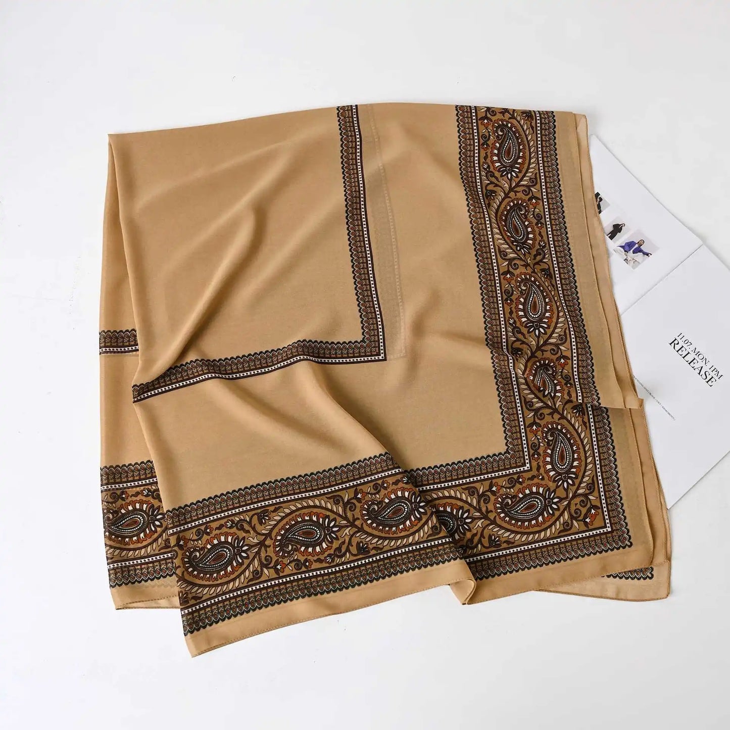 Female Chiffon Hijabs Fashion Muslim Sunscreen Versatile Scarf Quadrate Shawl Long Wrap Handscarf