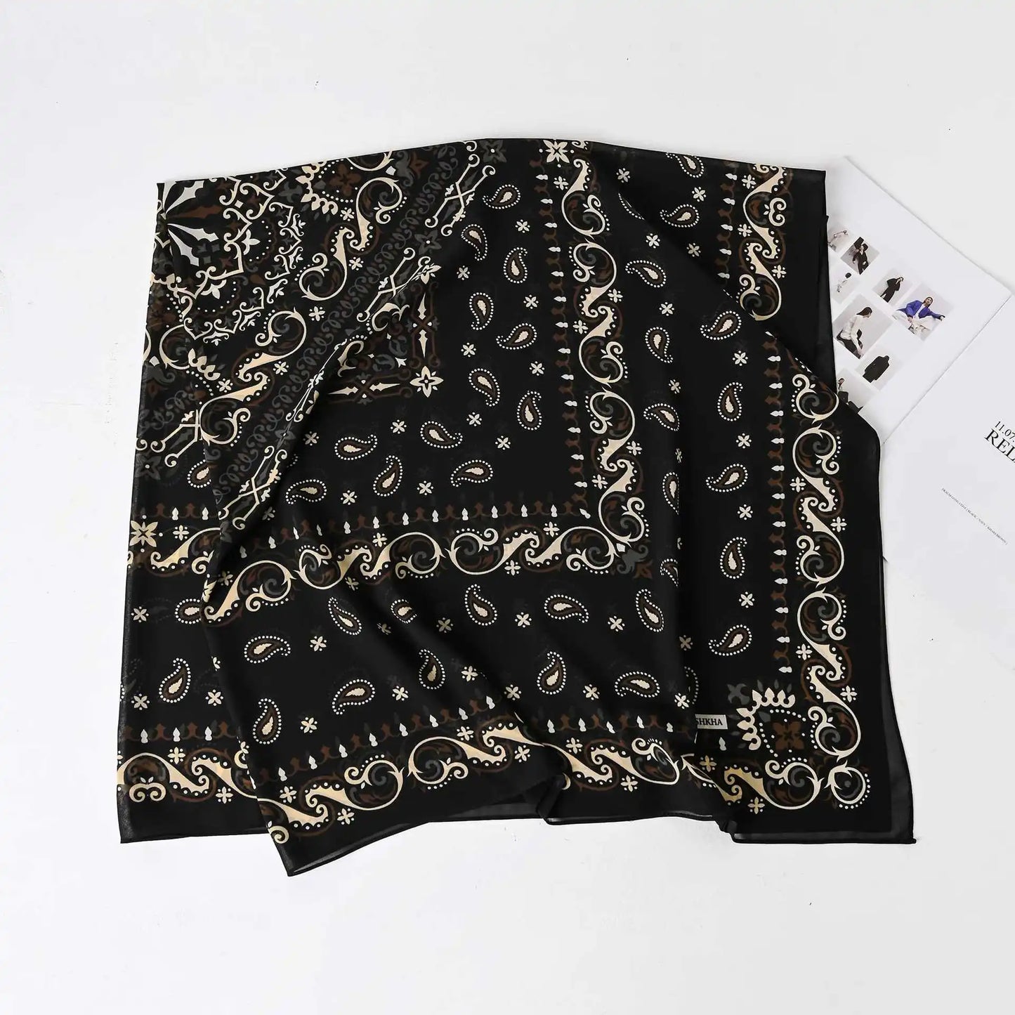 Female Chiffon Hijabs Fashion Muslim Sunscreen Versatile Scarf Quadrate Shawl Long Wrap Handscarf