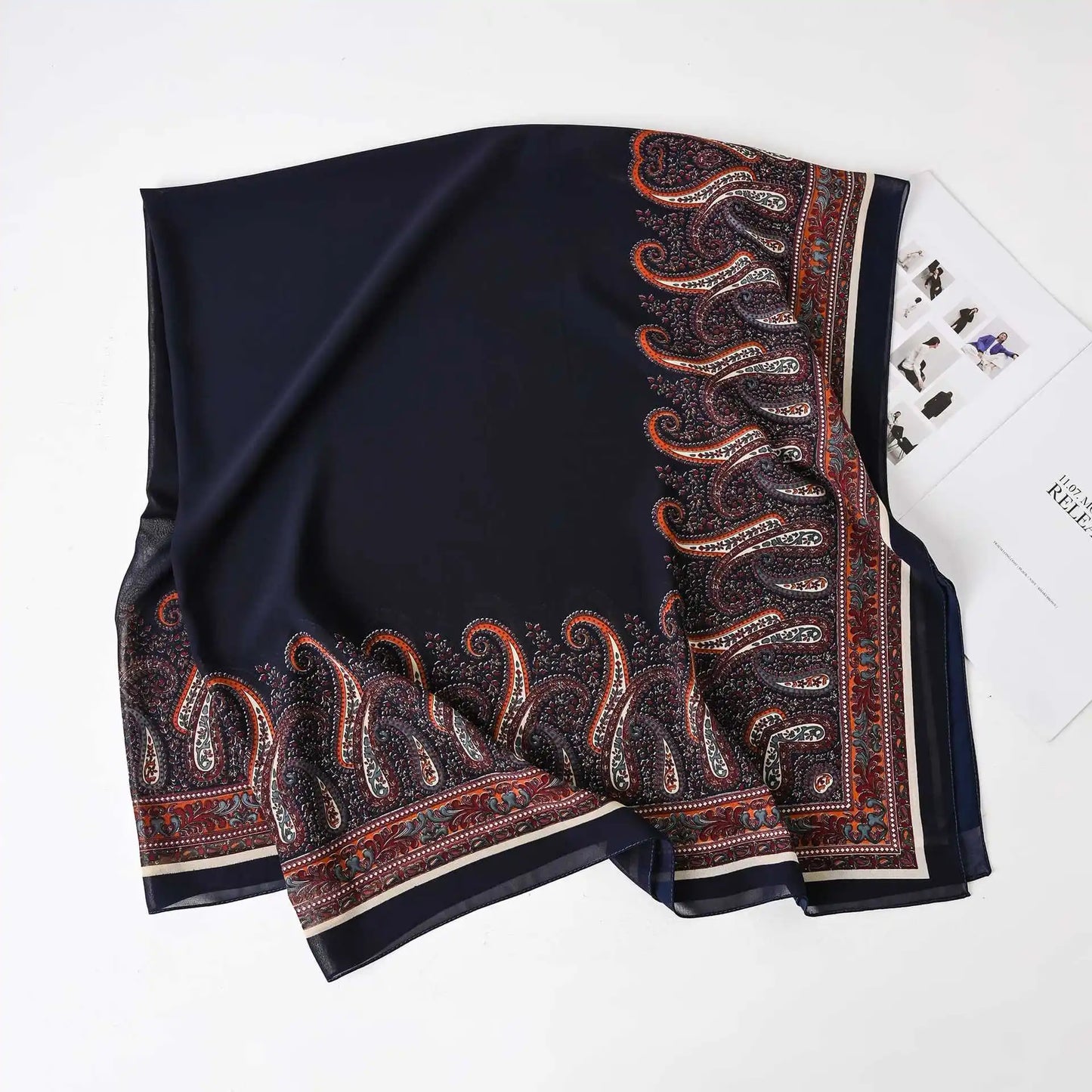 Female Chiffon Hijabs Fashion Muslim Sunscreen Versatile Scarf Quadrate Shawl Long Wrap Handscarf