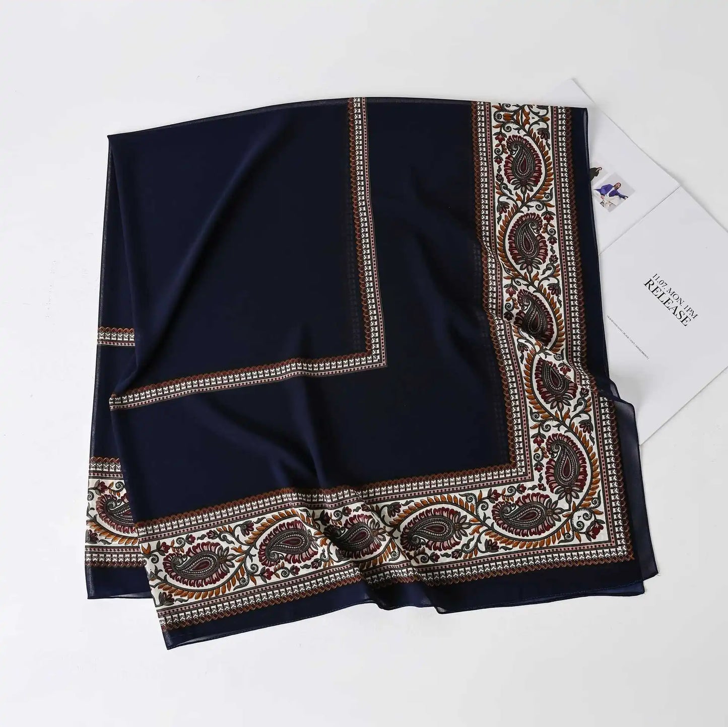 Female Chiffon Hijabs Fashion Muslim Sunscreen Versatile Scarf Quadrate Shawl Long Wrap Handscarf