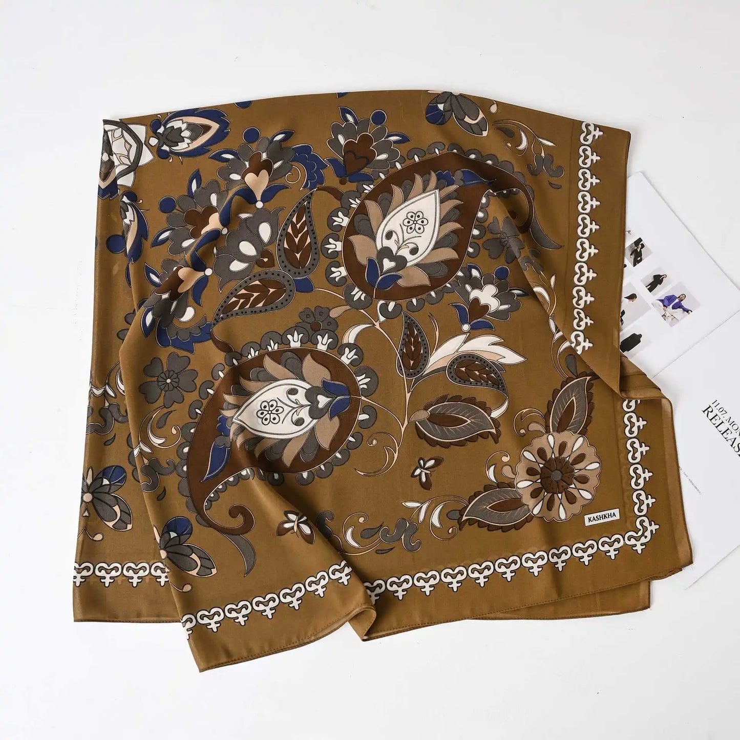 Female Chiffon Hijabs Fashion Muslim Sunscreen Versatile Scarf Quadrate Shawl Long Wrap Handscarf