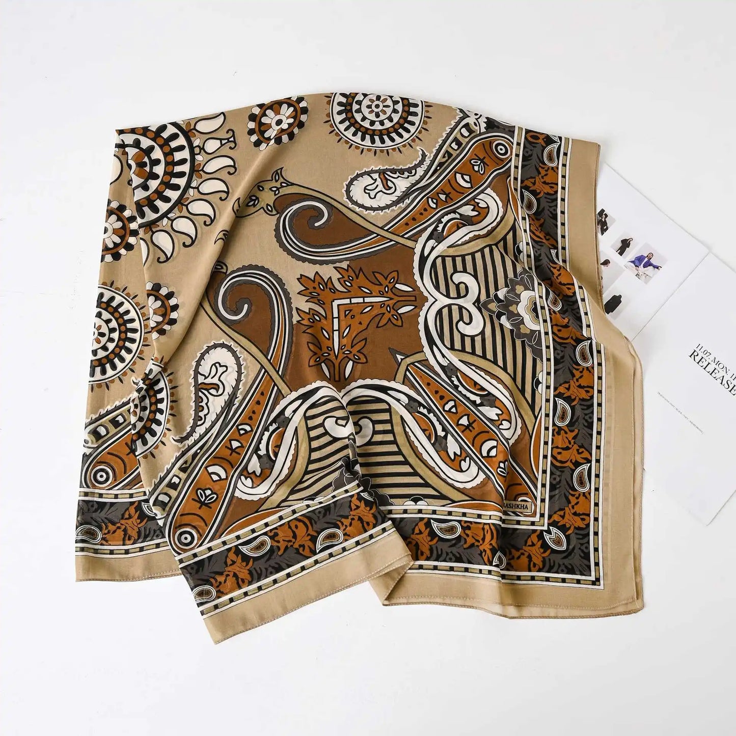 Female Chiffon Hijabs Fashion Muslim Sunscreen Versatile Scarf Quadrate Shawl Long Wrap Handscarf
